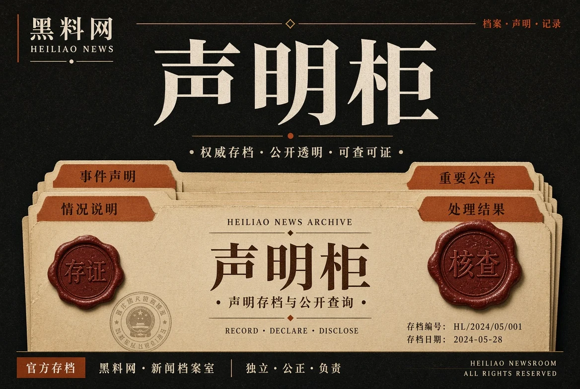 声明柜 - 黑料网